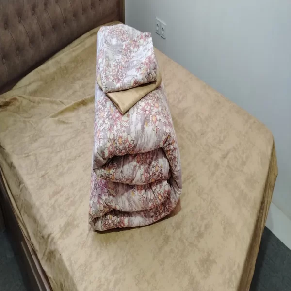 روتختی پارچه ترک دورو طرح گل | کد 128